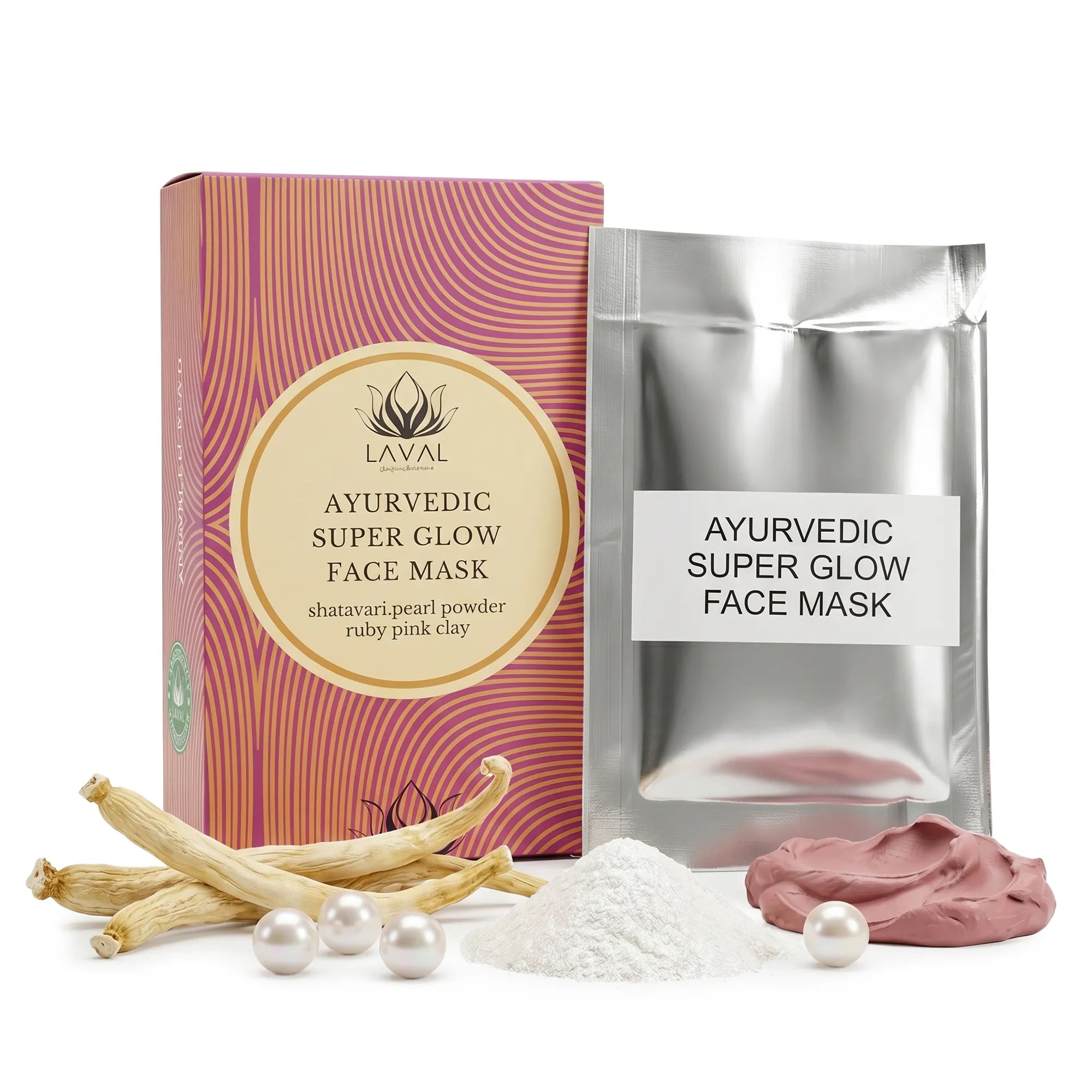 LAVAL Ayurvedic Super Glow Face Mask Main image