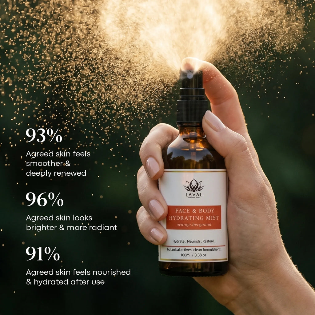 LAVAL Beauty Face & Body Hydrating Mist (Orange & Bergamot)