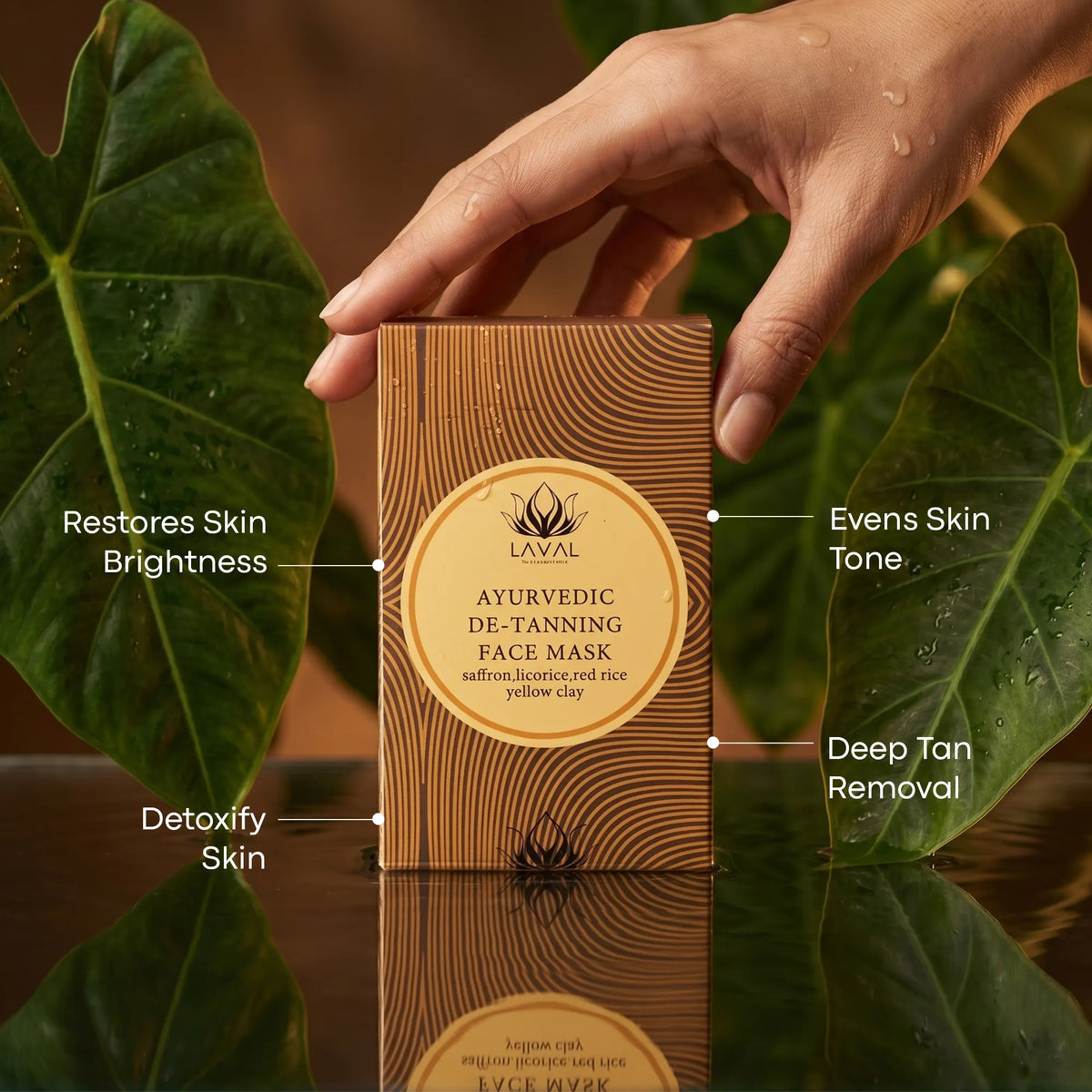 LAVAL Ayurveda De-Tanning Face Mask