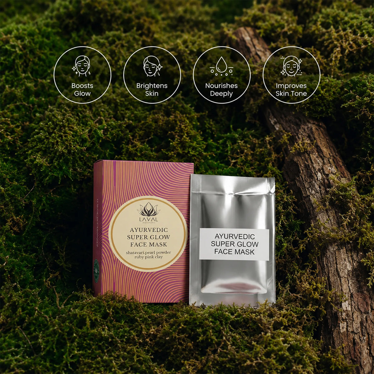 LAVAL Ayurvedic Super Glow Face Mask
