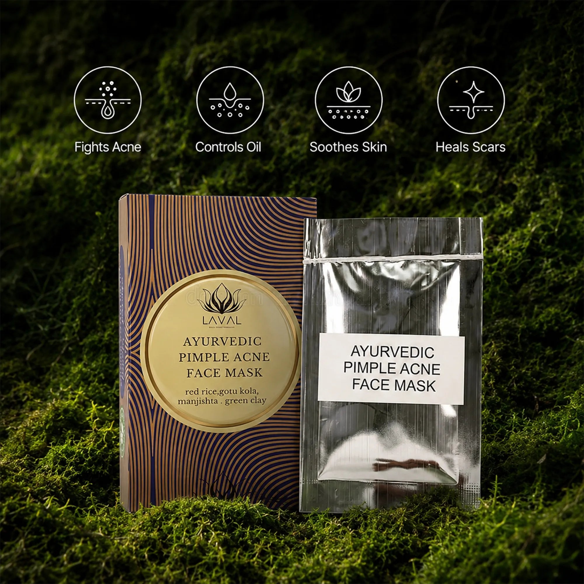 LAVAL Ayurveda Pimple Face Mask