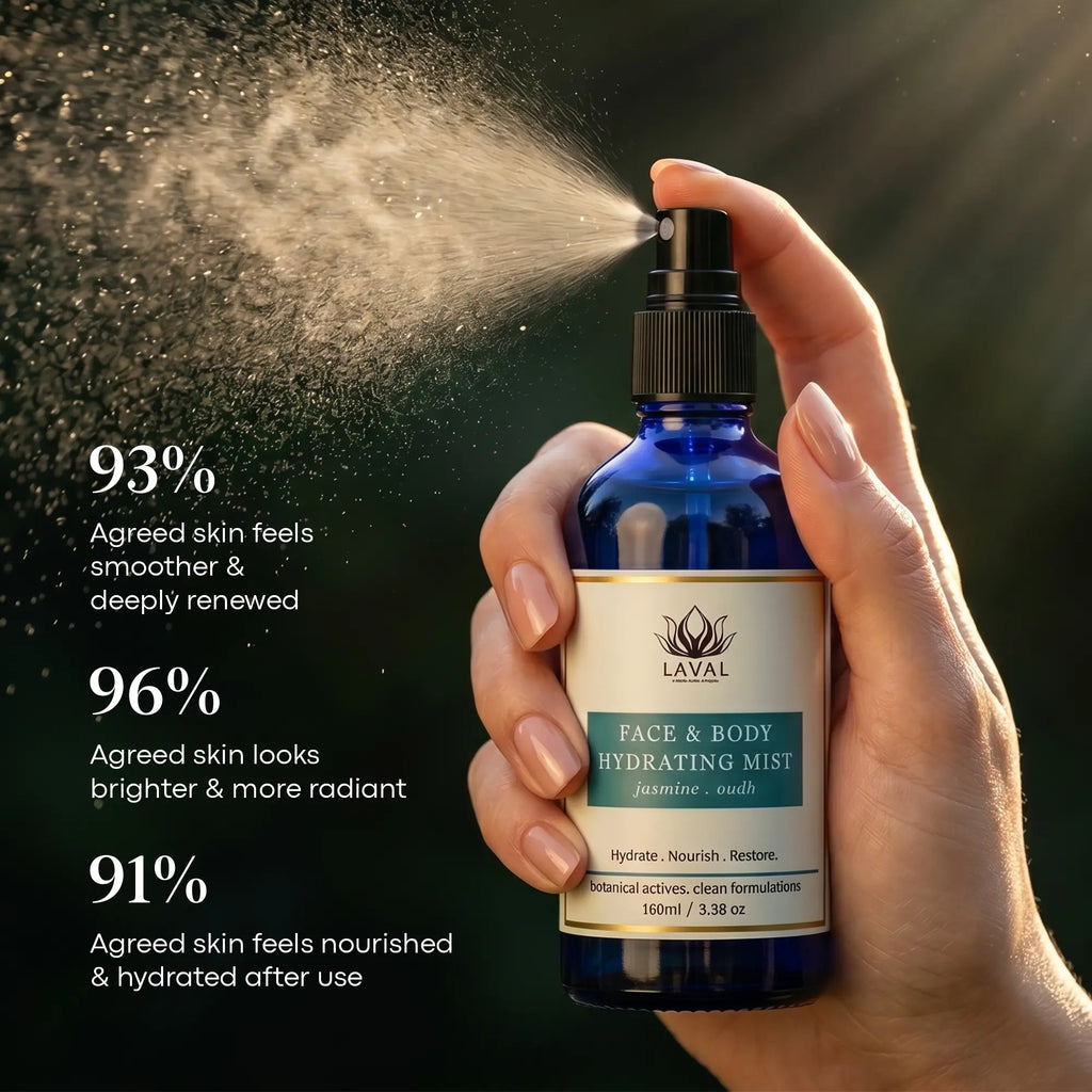 LAVAL Face & Body Hydrating Mist (Jasmine & Oudh)