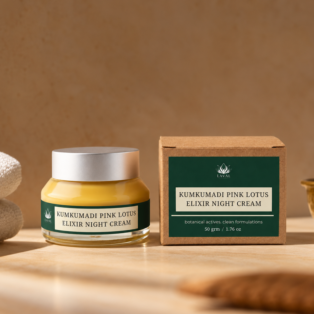 LAVAL Beauty Kumkumadi Lotus Elixir Night Cream