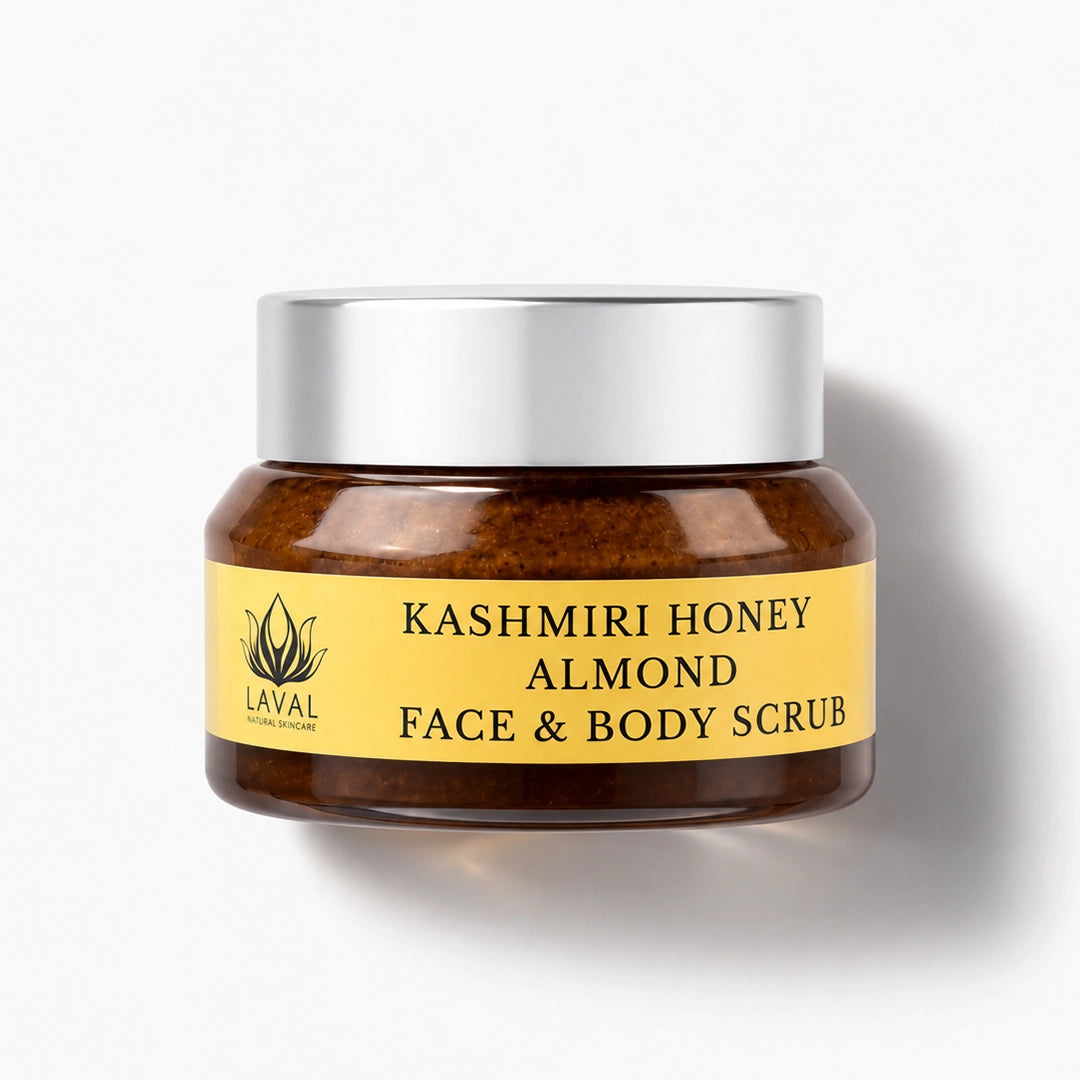 LAVAL Beauty Kashmiri Honey Almond Face & Body Scrub